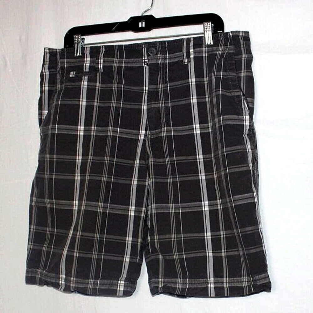 Faded Glory Men's Plaid Shorts - Size 36 - Laidback Classic Y2k 90s Retro Preppy